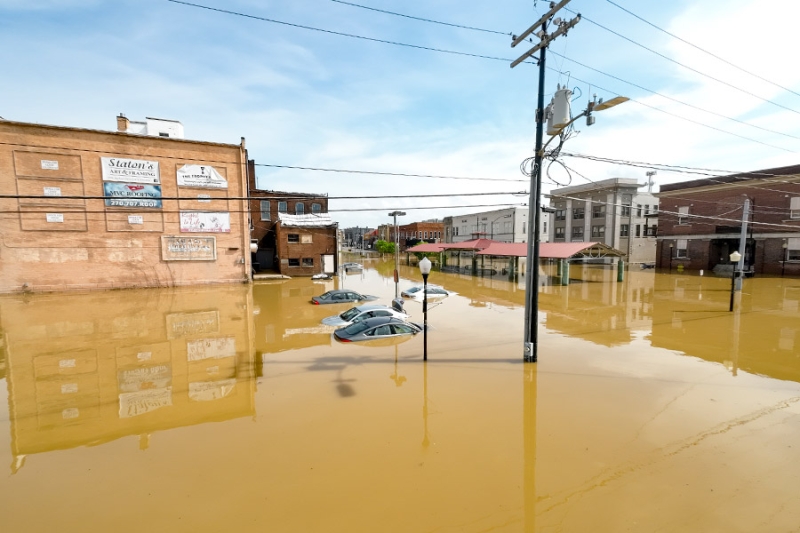 В США жертвами наводнений стали 20 человек. Фоторепортаж