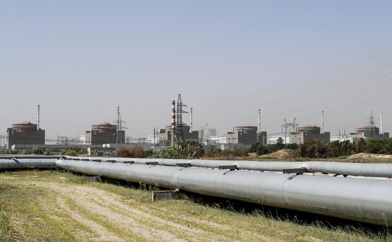 В ВГА сообщили о лесных пожарах в районе Запорожской АЭС