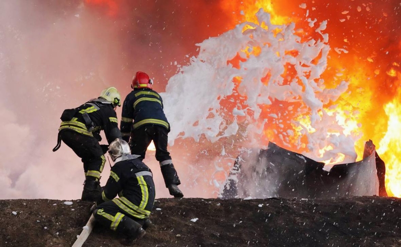 В Винницкой области загорелся объект критической инфраструктуры