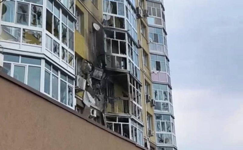 В Воронеже упал беспилотник