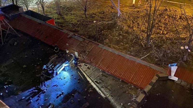 Видеорепортаж РБК с места взрыва в Белгороде