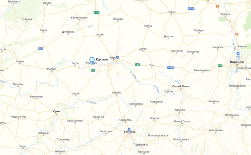 Власти сообщили об атаке дрона на город с Курской АЭС