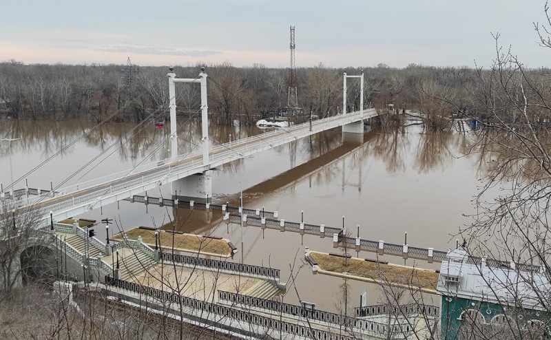 Власти спрогнозировали достижение критической отметки реки Урал