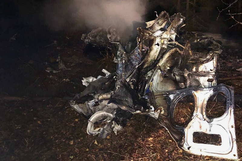 Все находившиеся на борту потерпевшего крушение Ми-2 погибли