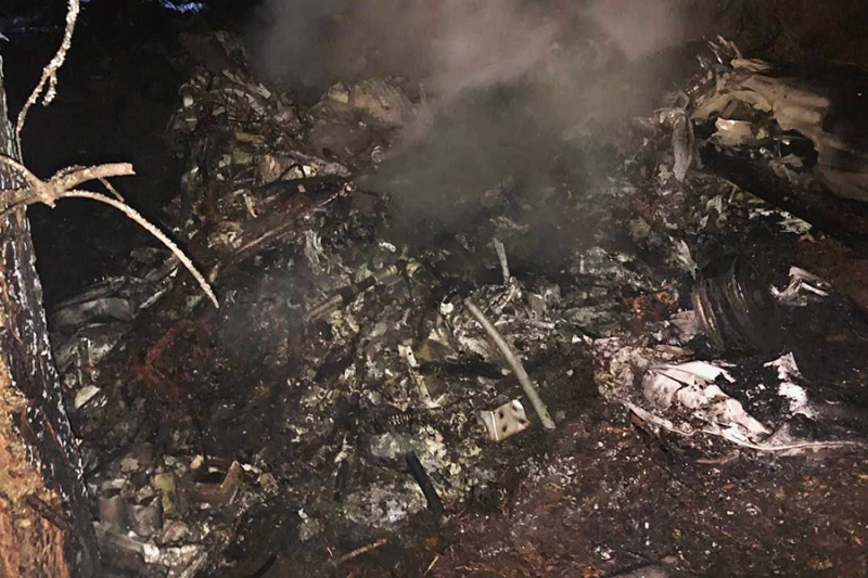 Все находившиеся на борту потерпевшего крушение Ми-2 погибли