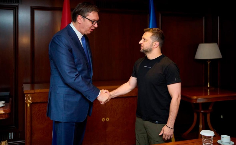 Зеленский обсудил с Вучичем развитие отношений Киева и Белграда