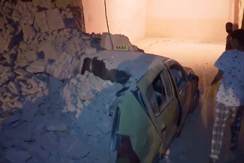 Землетрясение в Марокко. Фотографии