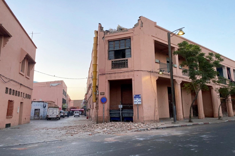 Землетрясение в Марокко. Фотографии