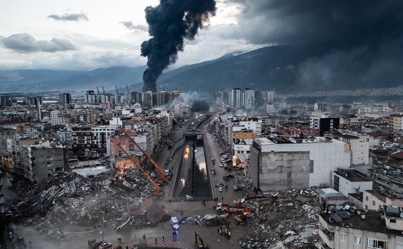 Землетрясения в Турции и Сирии. Карта