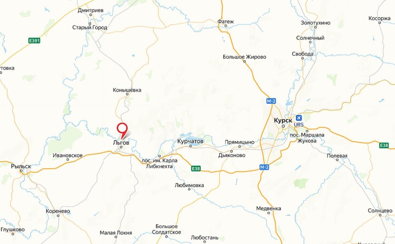 Жители Льгова в Курской области остались без света после атаки ВСУ